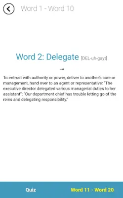 Verbal Advantage - Level 2 android App screenshot 9