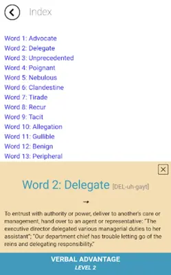 Verbal Advantage - Level 2 android App screenshot 6